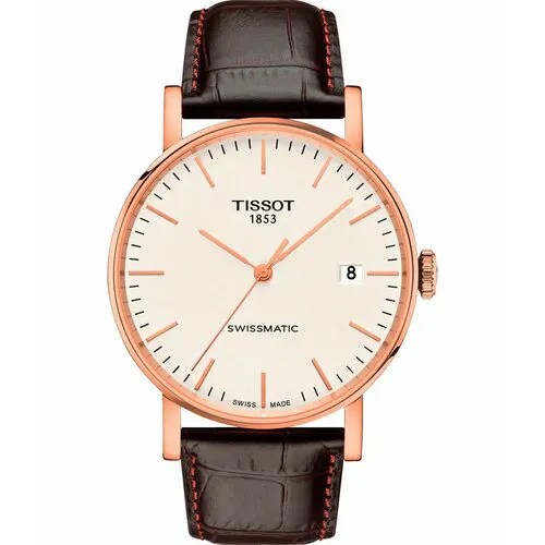 Наручные часы TISSOT, белый, коричневый