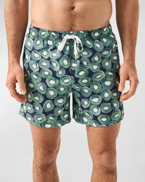 Мужские плавки с принтом киви Eton, цвет Navy Blue