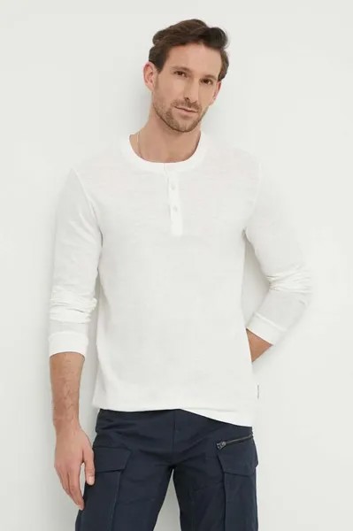 Лонгслив из хлопка Marc O'Polo, белый