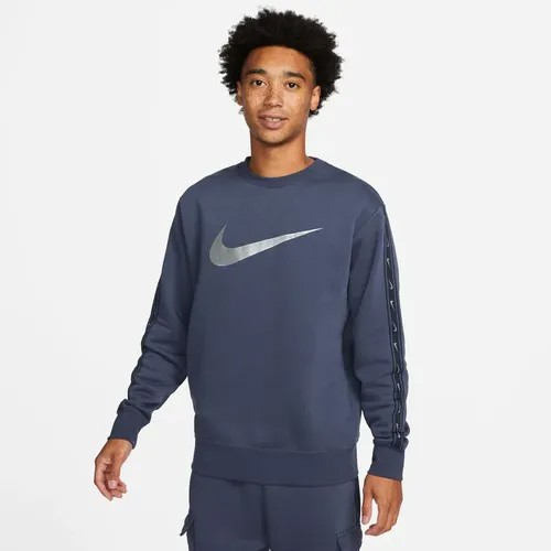 Свитшот NIKE Sportswear Repeat Men's Fleece Sweatshirt, размер L, синий