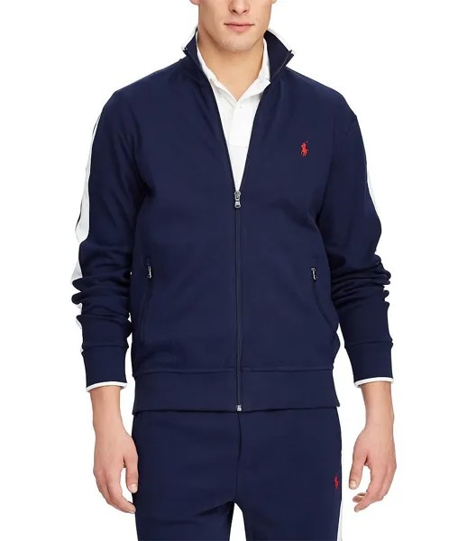 Спортивная куртка с молнией во всю длину Polo Ralph Lauren Big & Tall, синий