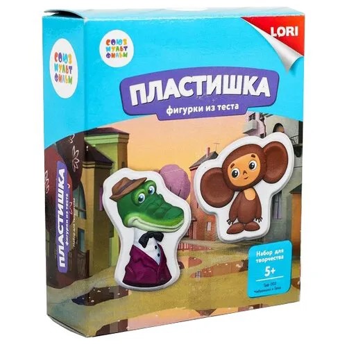 Масса для лепки LORI Фигурки из теста СОЮЗМУЛЬТФИЛЬМ Чебурашка и Гена (Тдф-003)