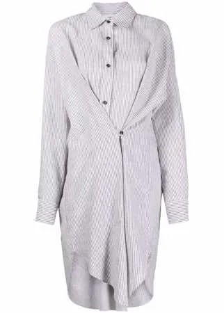 Isabel Marant Étoile платье-рубашка асимметричного кроя