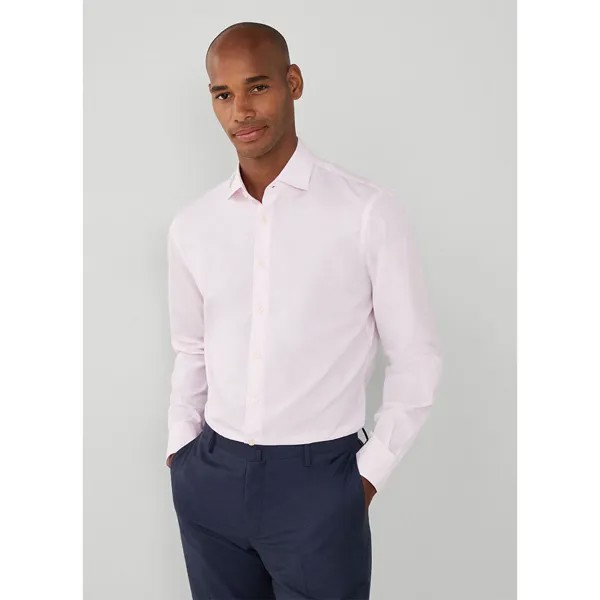 Рубашка с длинным рукавом Hackett Luxe Poplin, розовый
