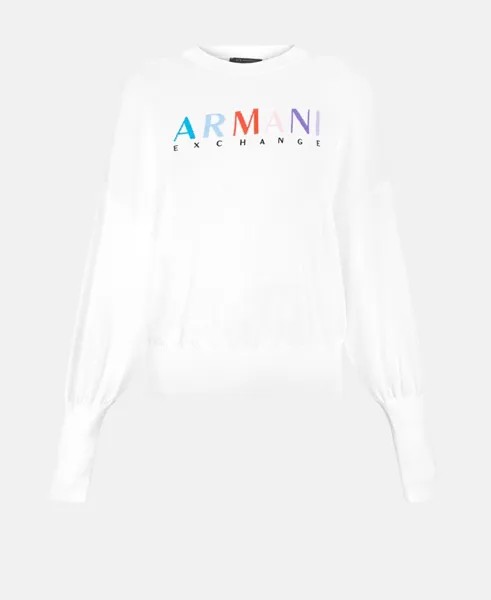 Джемпер с длинными рукавами Armani Exchange, цвет Wool White