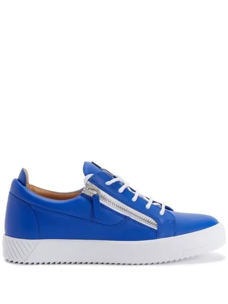 Giuseppe Zanotti кроссовки на молнии, синий