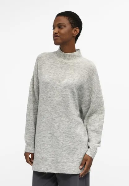 Свитшот Object OBJELLIE LS NOOS, цвет light grey melange