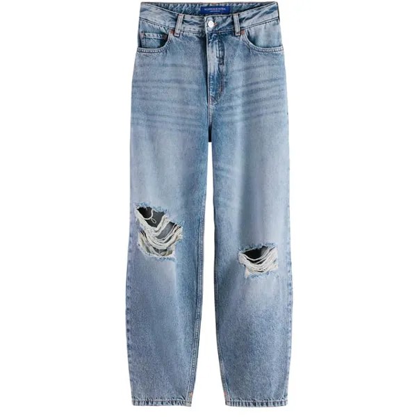 Джинсы Scotch&Soda The Tide Balloon Jeans назад к природе Scotch & Soda, синий