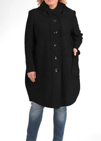 Пальто Pretty-485/3 В цвете: Черный; Размеры: 56,58,60,62,64,66,68,70,72