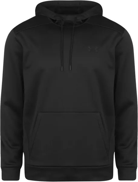 Флисовая толстовка с капюшоном Armor Under Armour, цвет Black/Black