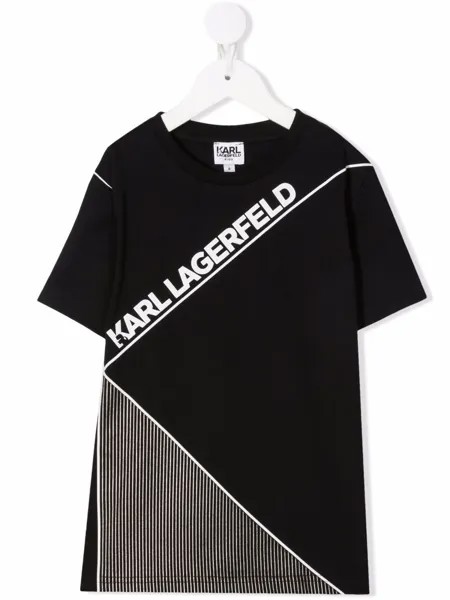 Karl Lagerfeld Kids футболка с логотипом