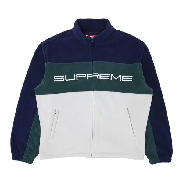 Куртка Supreme Polartec Zip 'Navy', синий