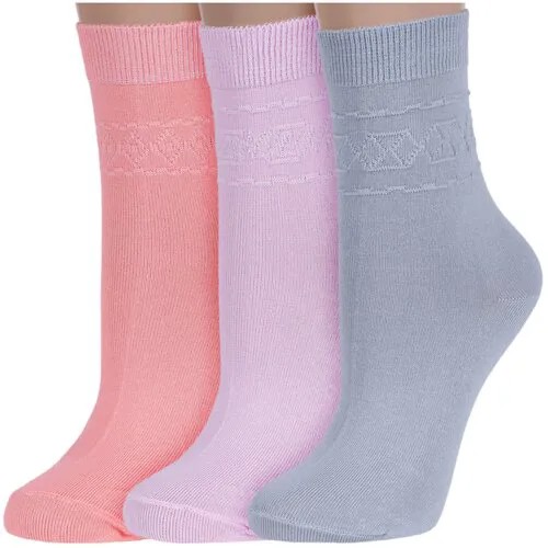 Женские носки RuSocks средние, размер 23, мультиколор