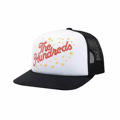 Кепка дальнобойщика The Hundreds Lights Slant Snapback (черная) Регулируемая кепка