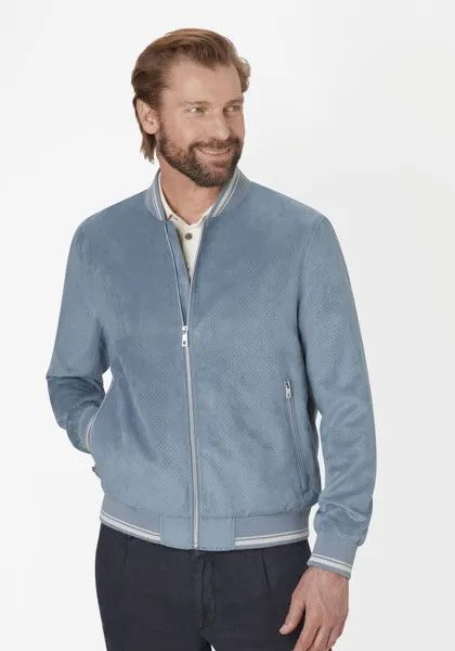 Куртка-переходник из экокожи Modern Fit EXMORE S4 JACKETS, цвет Mid Blue