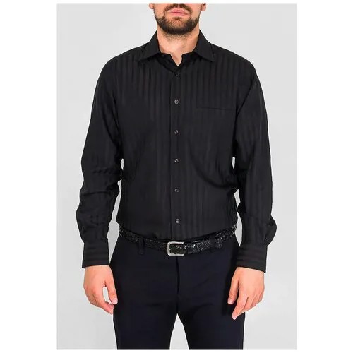 Рубашка BERTHIER, размер 174-184/40, черный