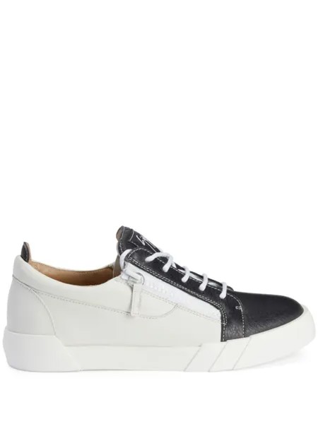 Giuseppe Zanotti кеды с молниями, белый