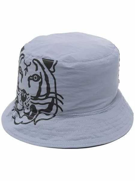 Kenzo Tiger logo-print bucket hat