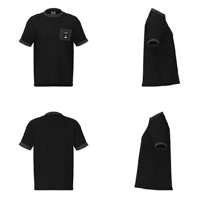 Мужская футболка Kappa 351423W Original Tier One Lario, черная, серая
