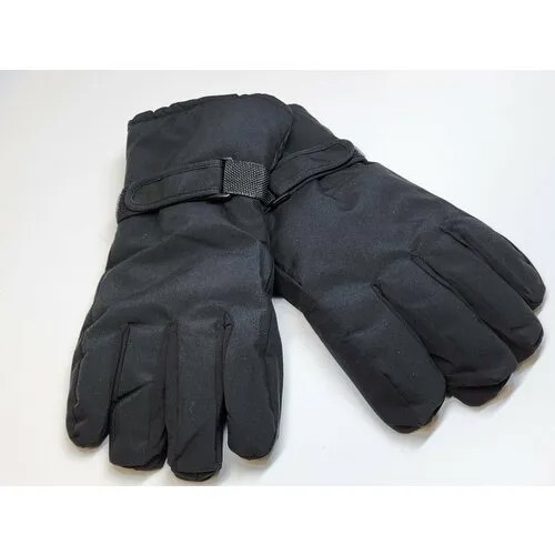Сток цена/ Перчатки мужские зимние черные водоотталкивающие, размер универсальный