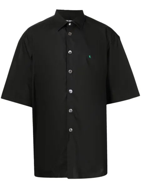 Raf Simons рубашка с короткими рукавами, черный