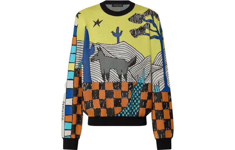 Свитер мужской Louis Vuitton, цвет Multicolor