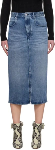 Синяя джинсовая юбка-миди Tilauria Isabel Marant