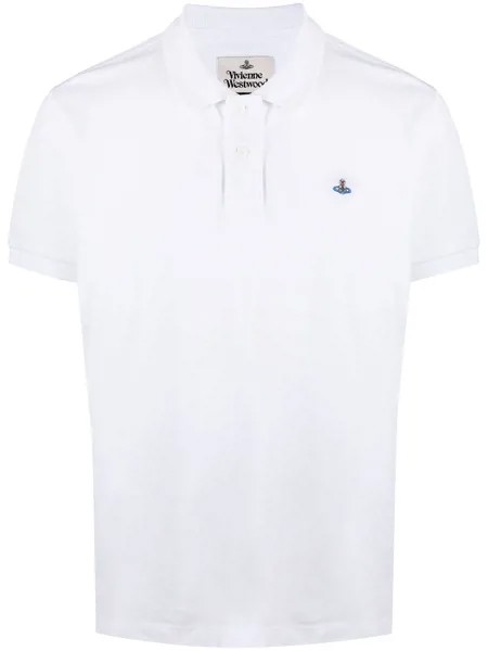 Vivienne Westwood рубашка поло с вышитым логотипом