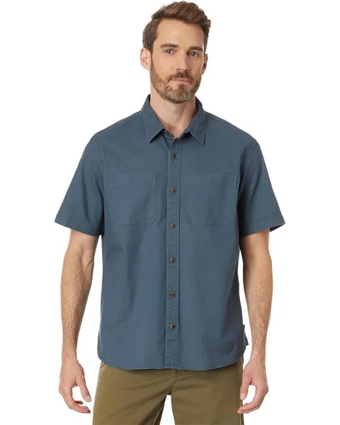 Рубашка L.L.Bean Beanflex Twill Shirt Short Sleeve Traditional Fit, синий