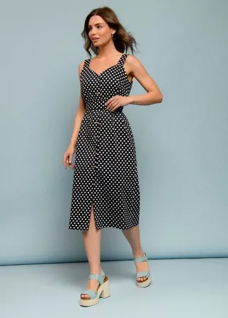 Платье-сарафан женское 1001dress 0132101-02506BK черное 46