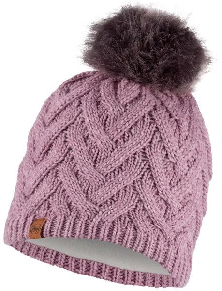 Шапка бини унисекс Buff Knitted & Fleece Band Hat Caryn розовый , One Size