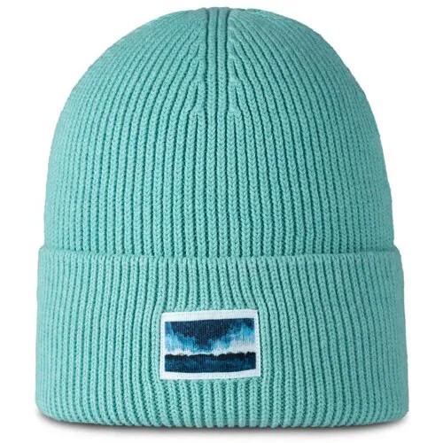 Шапка Buff Knitted Hat Drisk Pool, размер one size, голубой, зеленый