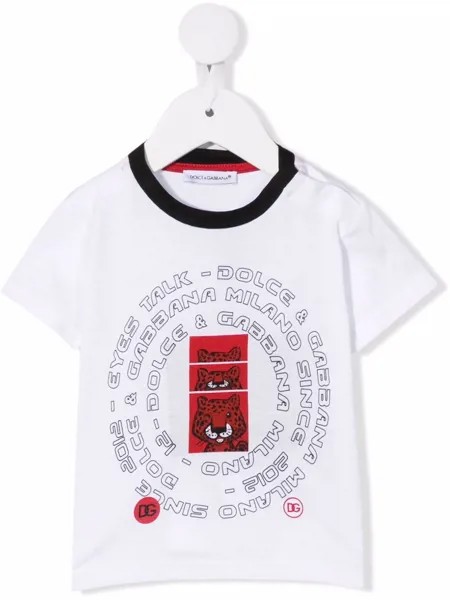 Dolce & Gabbana Kids футболка с логотипом