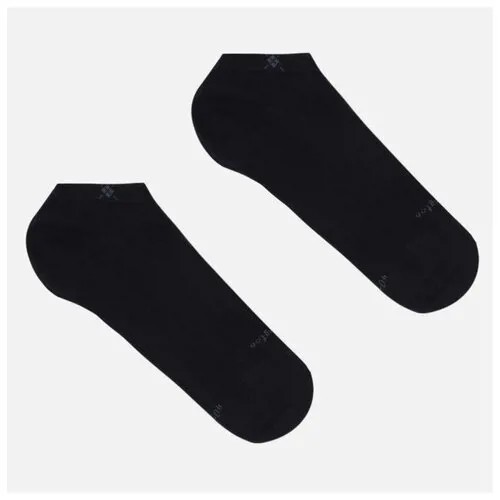 Комплект носков Burlington Everyday 2-Pack Sneaker чёрный, Размер 40-46 EU