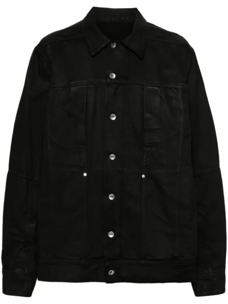 Rick Owens куртка-рубашка Workwear, черный