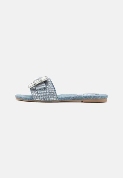 Мюли на плоской подошве GETAWAY Steve Madden, цвет blue denim