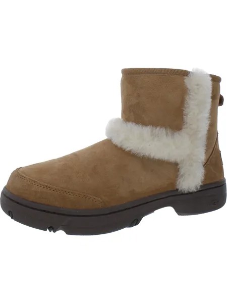 Женские замшевые шерстяные зимние и зимние ботинки UGG, цвет Chestnut