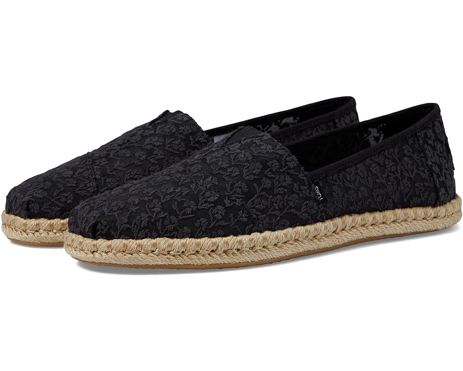 Лоферы TOMS Alpargata Rope, цвет Black 3