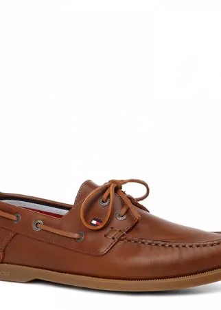 Топсайдеры мужские Tommy Hilfiger FM0FM02735_2522681 коричневые 40 EU