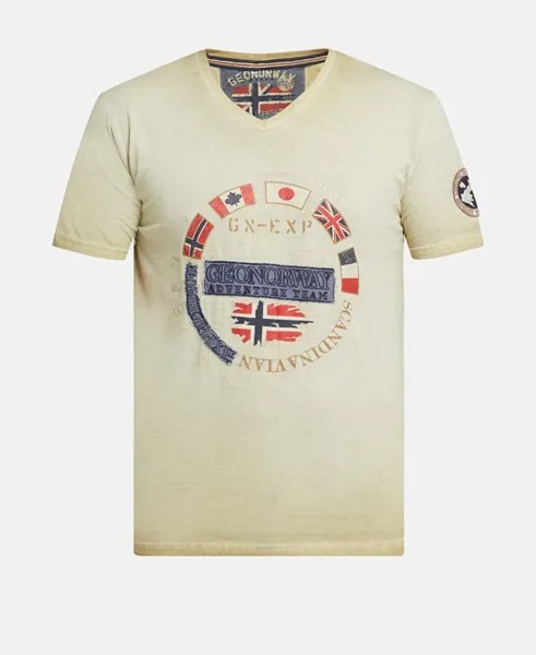 Футболка Geographical Norway, бежевый
