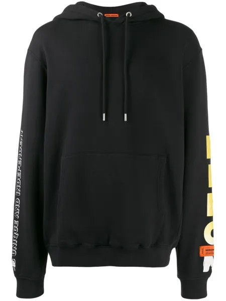 Heron Preston худи Flame, черный