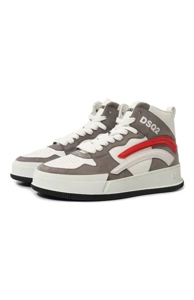 Кожаные кеды Dsquared2