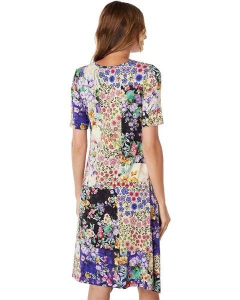 Платье Johnny Was Sky Flower Swing Dress, мульти