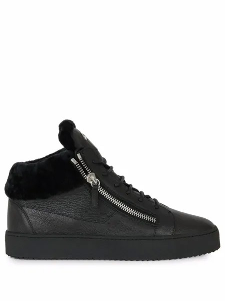 Giuseppe Zanotti высокие кеды Kriss, черный