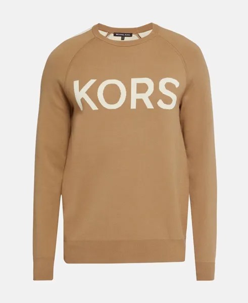 Джемпер с длинными рукавами Michael Kors, коричневый