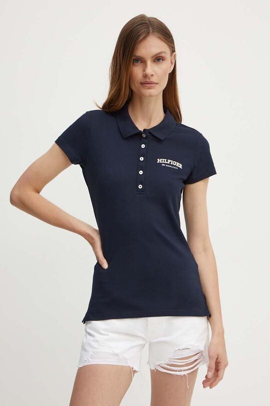 Поло Tommy Hilfiger, темно-синий