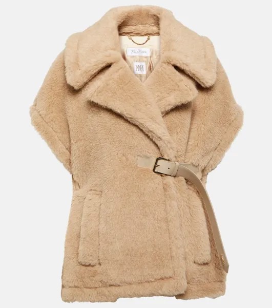 Накидка abavo из альпаки Max Mara, бежевый