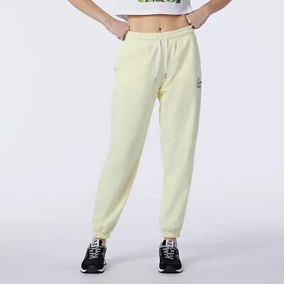 Женские желтые спортивные штаны New Balance Athletics Intelligent Choice Pants