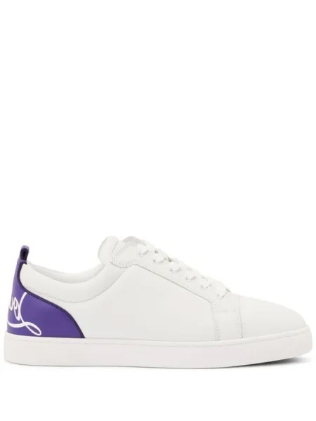 Christian Louboutin кроссовки Fun Louis Junior, белый