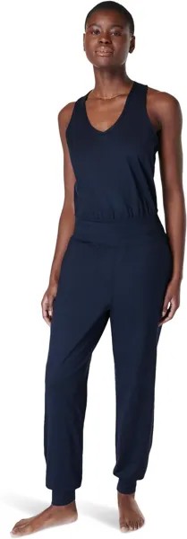 Брюки Sweaty Betty Gaia Performance Yoga Jumpsuit, цвет Navy Blue